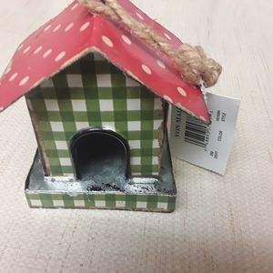 Bird House Christmas Ornament NWT Von Maur